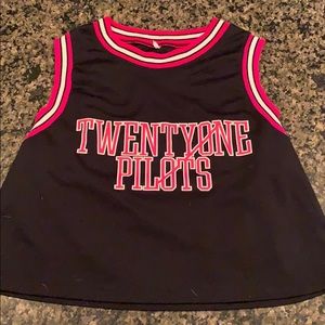 Twenty One Pilots crop top festival wear!
